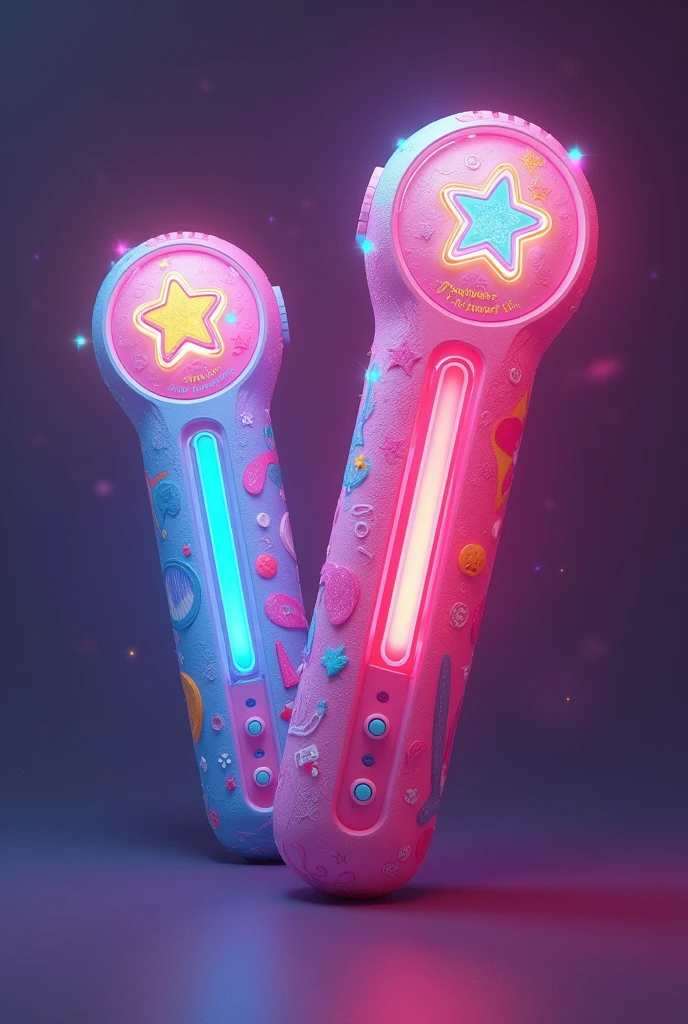 create a lightstick for the gatitas group. formed by 10 girls who like the Korean group seventeen and are very lively, happy and outgoing