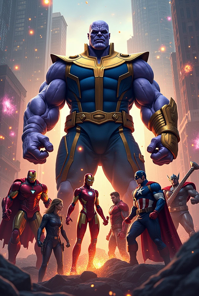 I need toothpaste packed print Thanos heroes
