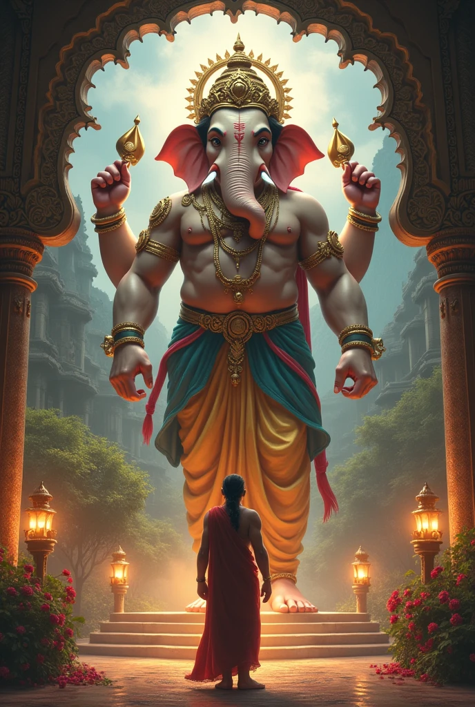 Ganesha stopped him and said that he would not allow anyone to enter without Goddess Parvati's permission. Lord