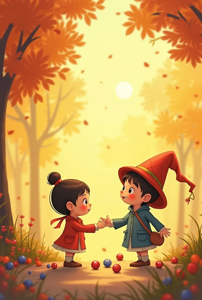 जुलाबा और कब्ज़ू ने मिलकर एक मजेदार दिन बिताया। जुलाबा ने कब्ज़ू को रंगीन गेंदें दीं और उसके साथ खेलते हुए गाने गाए। कब्ज़ू की हंसी छूट गई और उसने महसूस किया कि उसके अंदर एक नया जीवन आ गया है। उसने पहली बार अनुभव किया कि हंसी और खुशी भी ज़िन्दगी का हिस्सा हो सकती है।
वे एक-दूसरे के साथ समय बिताते हुए महसूस करने लगे कि एक-दूसरे की कंपनी में कितनी खुशी है। जुलाबा ने कब्ज़ू को समझाया कि प्यार और खुशियाँ केवल बाहरी चीजें नहीं होतीं, बल्कि वे दिल से निकलती हैं।