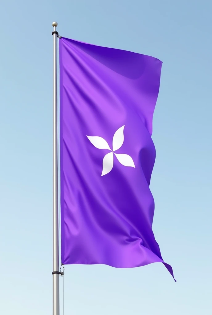 purple flag with logo
(simple logo)