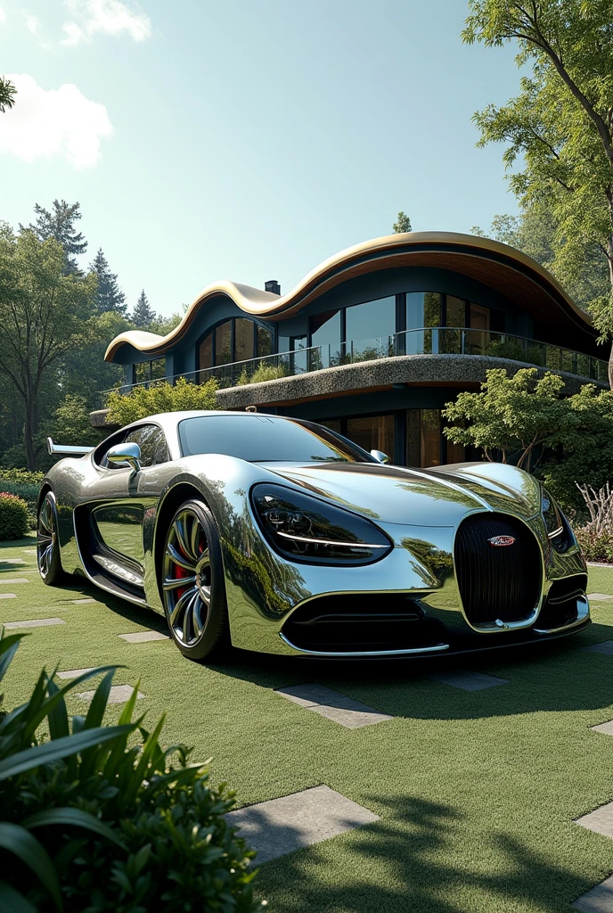 House made of luxury car