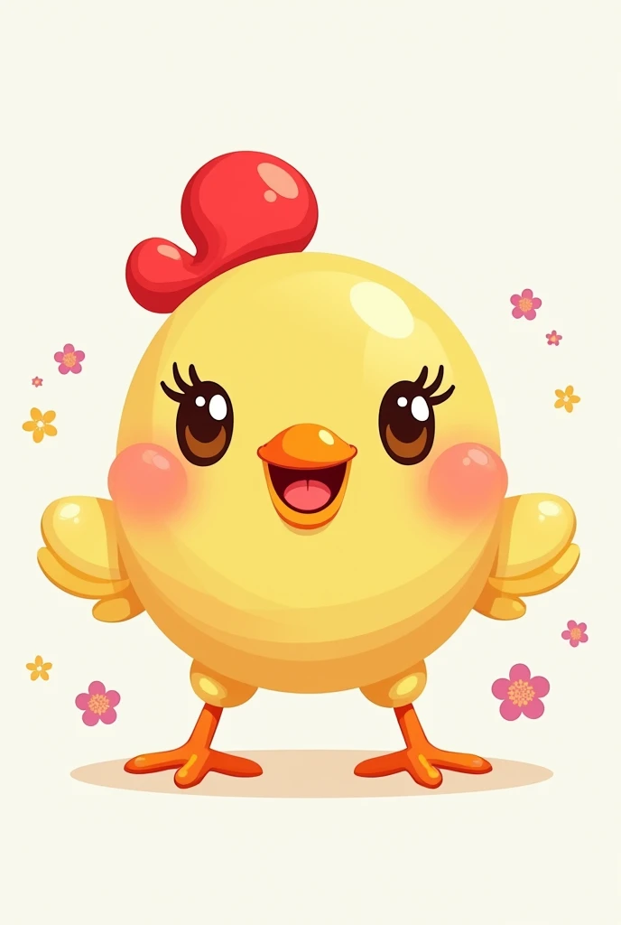Make me a logo of my brand called "JELLY CHICK" this business is a CHICKEN BIRYANI and a healthy spag jelly which is a colorful grated jelly mix with condensed milk and toppings of fruits such as grape, apple and mango that why it is called JELLY CHICK make it colorful but clean and beautiful, dont put a little chick on it