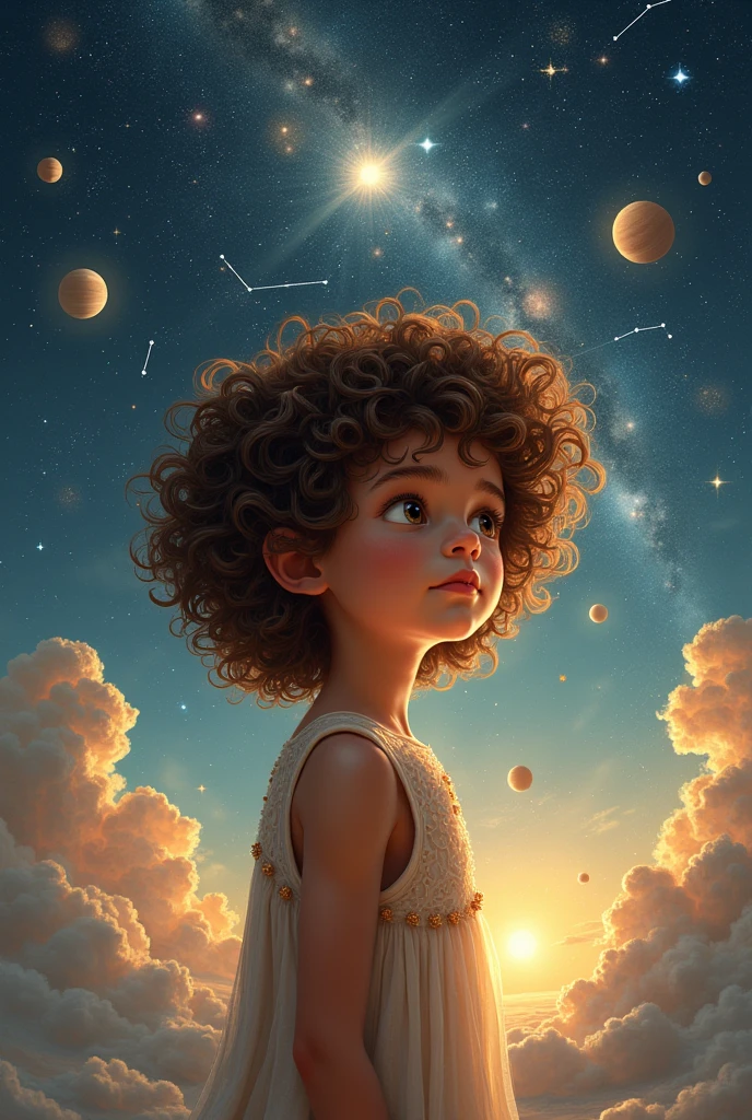 here was a BRUNETTE CHILD who had lots of curls in his hair, everyone called him Apollo, That's right, you didn't read it wrong my friend.. Apollo as the constellation Apollo the constellation
brightest in the solar system