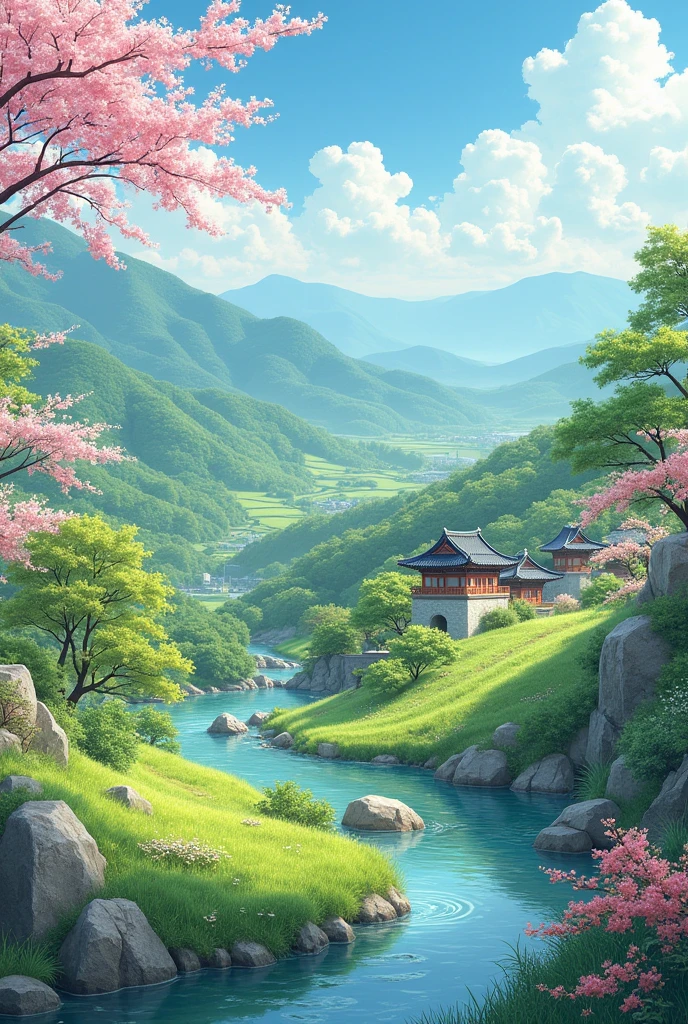 nature of korea, spring