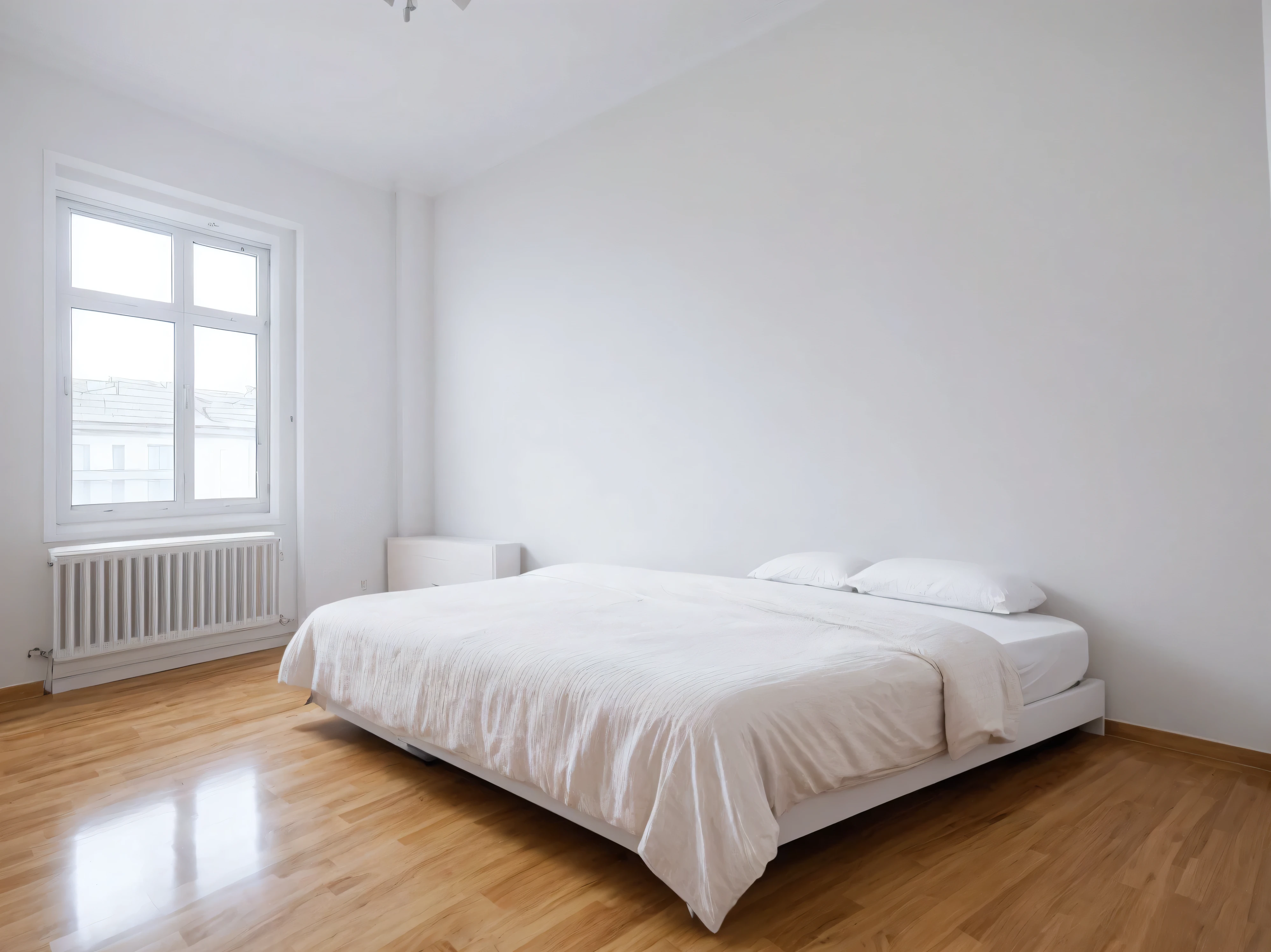 Best Picture Quality,4K,8K,High Resolution,Masterpiece:1.2,High Definition,Realist,fotorRealist:1.37,natural light filter,attention to detail,apartment empty,simple,white walls,room,apartment room,clean,small bed for one,white
