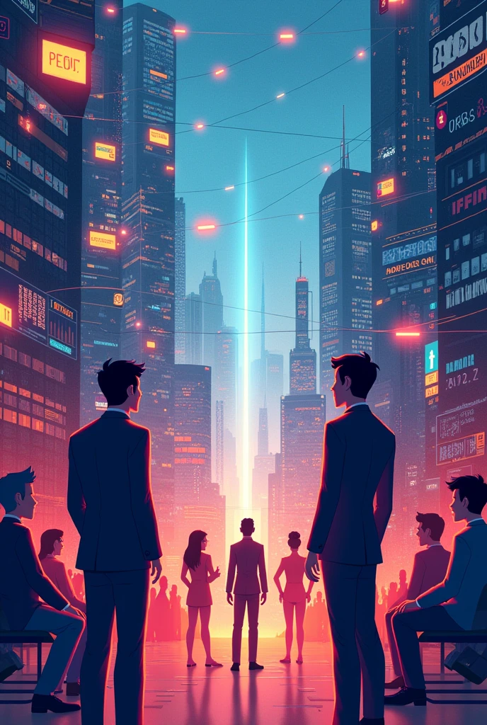 I need an animated drawing about the economy