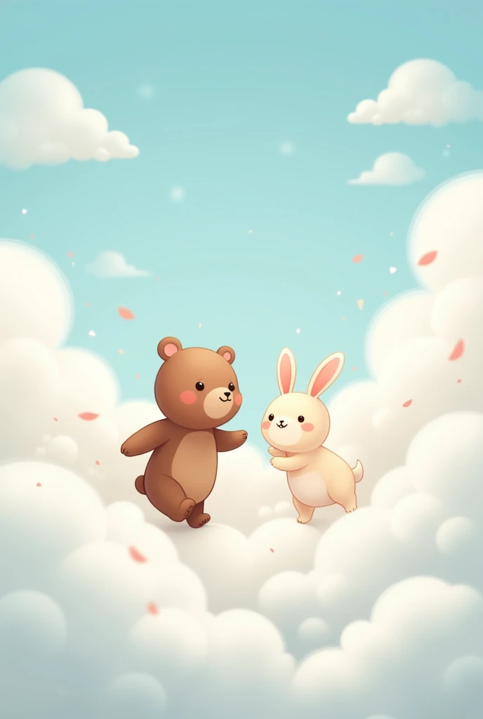 Cloud Art、Cute Bear、Cute rabbit、