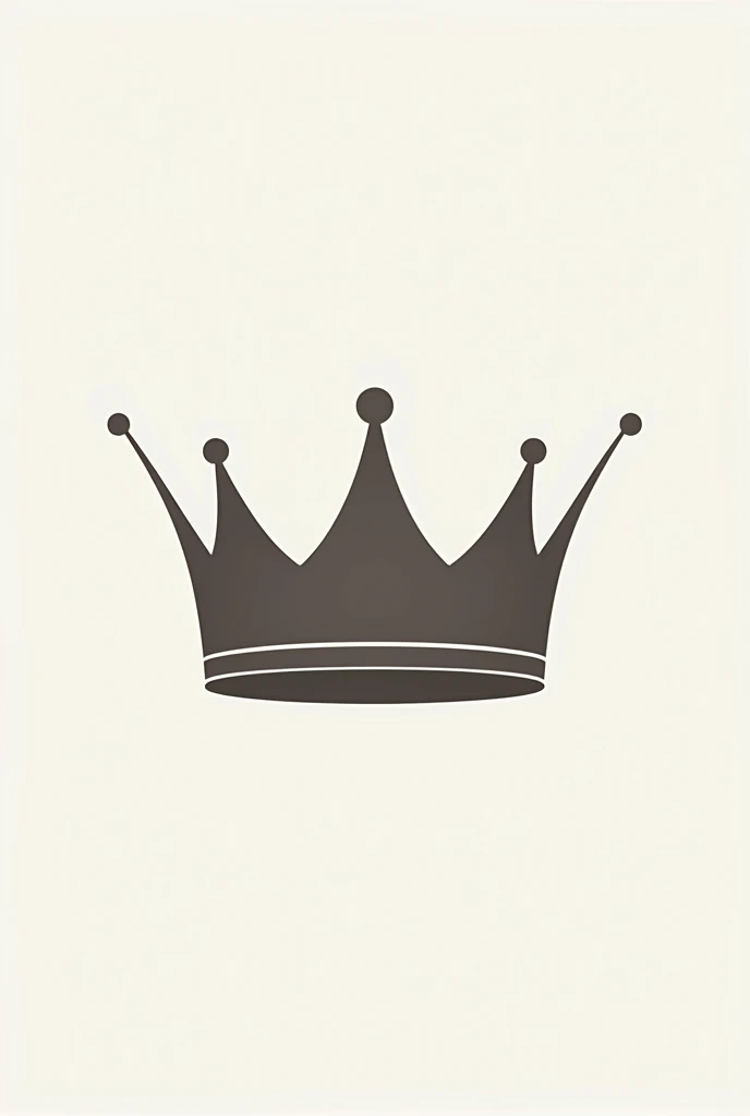 Simple but detailed crown basic style Photo Remove black background and