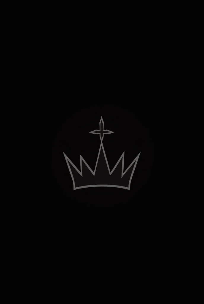 Simple but detailed crown basic style Photo Remove background black background and