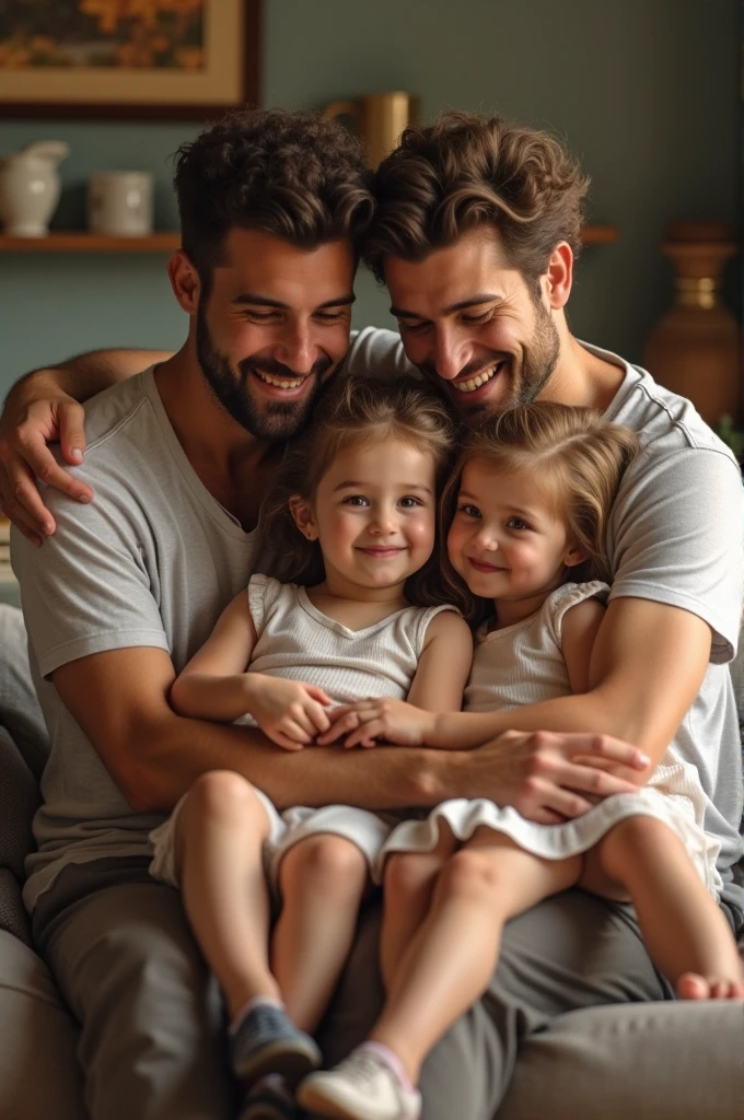 Gay dads with twins girls 