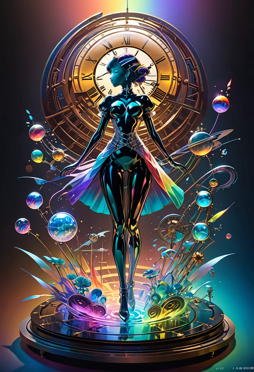 gymnastic dancer wight girl dancing around with earth, in space with other planets , the creator of earth, mother earth, bbc earth, /r/earthporn, creation of the world, with earth in the background, earth outside, flat earth theory, earth and pastel colors, earth attuned, earth covers lightly, 4k \8k