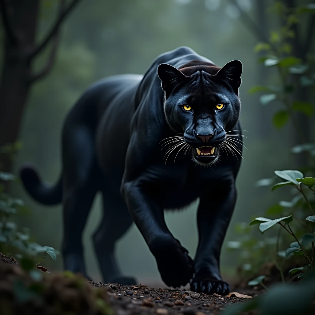 Black Panther agresive