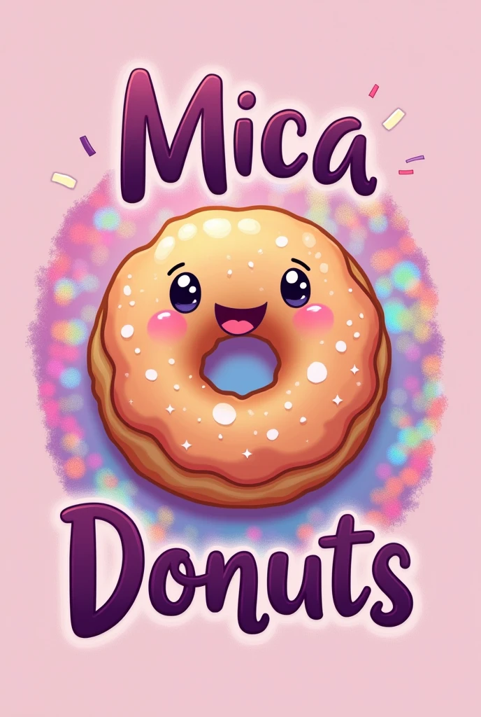 A logo for a donut shop named mica donuts
