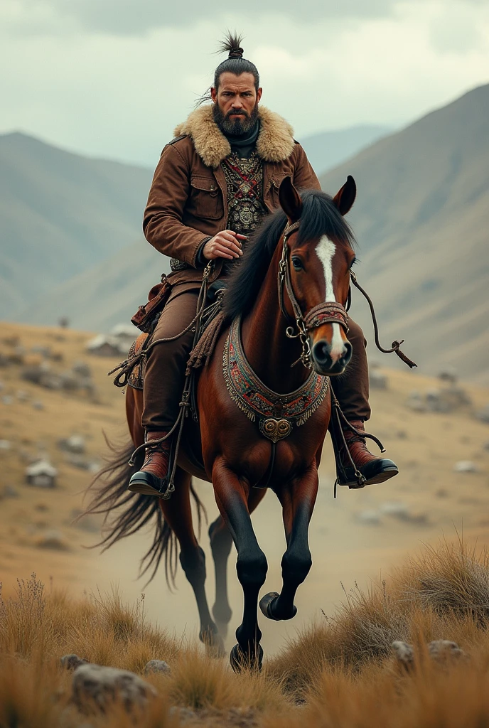 Mongolian horseman