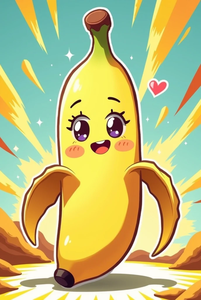 Cute anime banana , cool