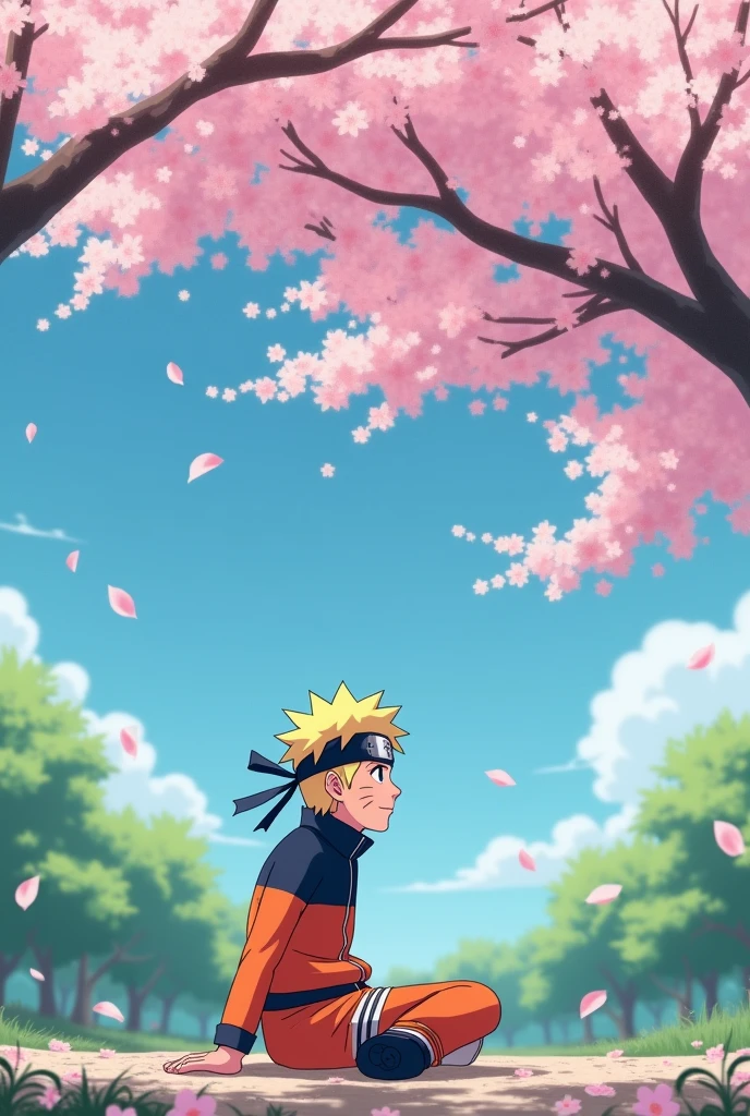 Natuto sit Sakura tree