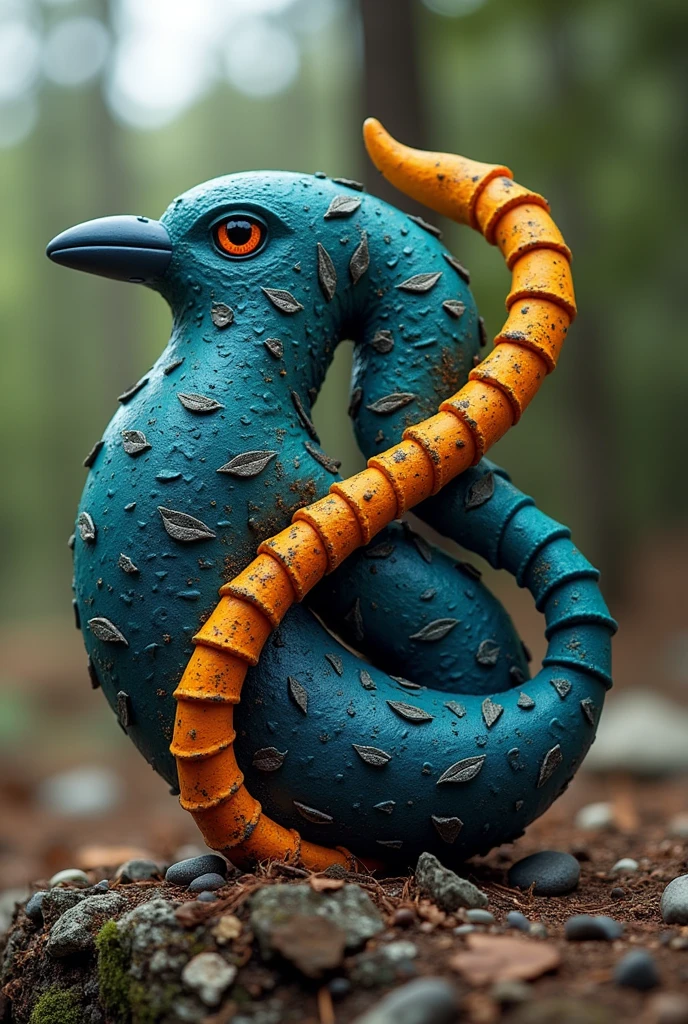 Logo of climbing, tracking, bird watching and rafting become one