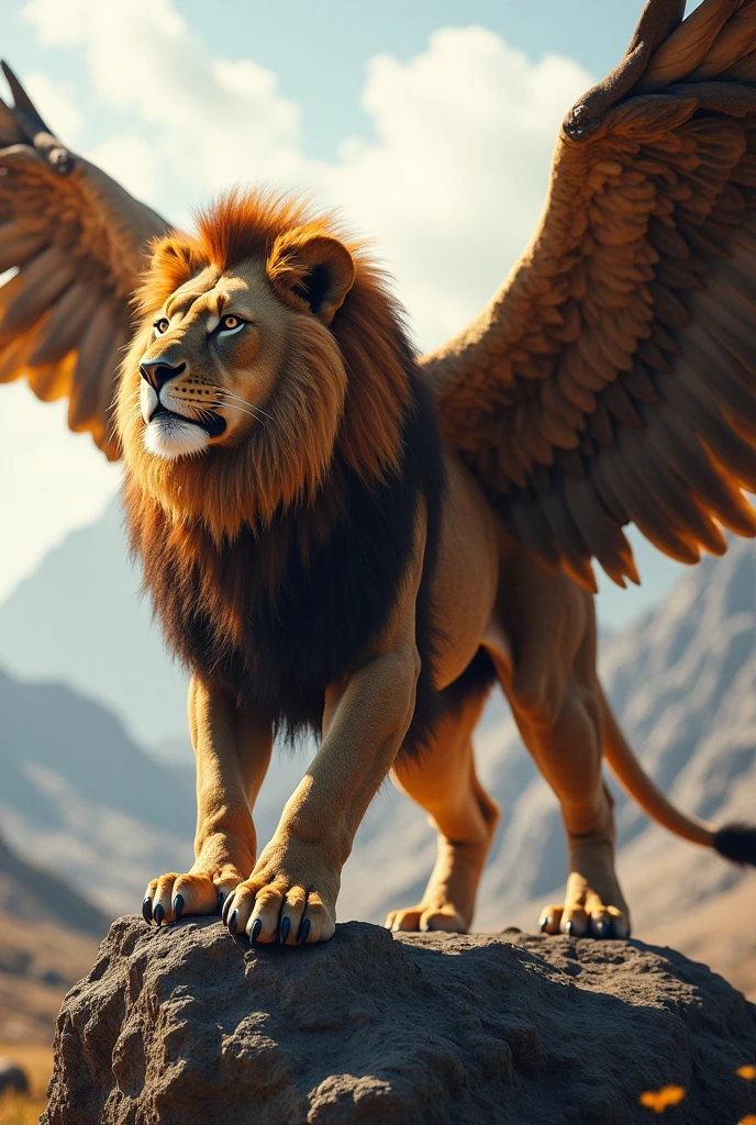 Cool lion with eagle wings gorgeous hd 