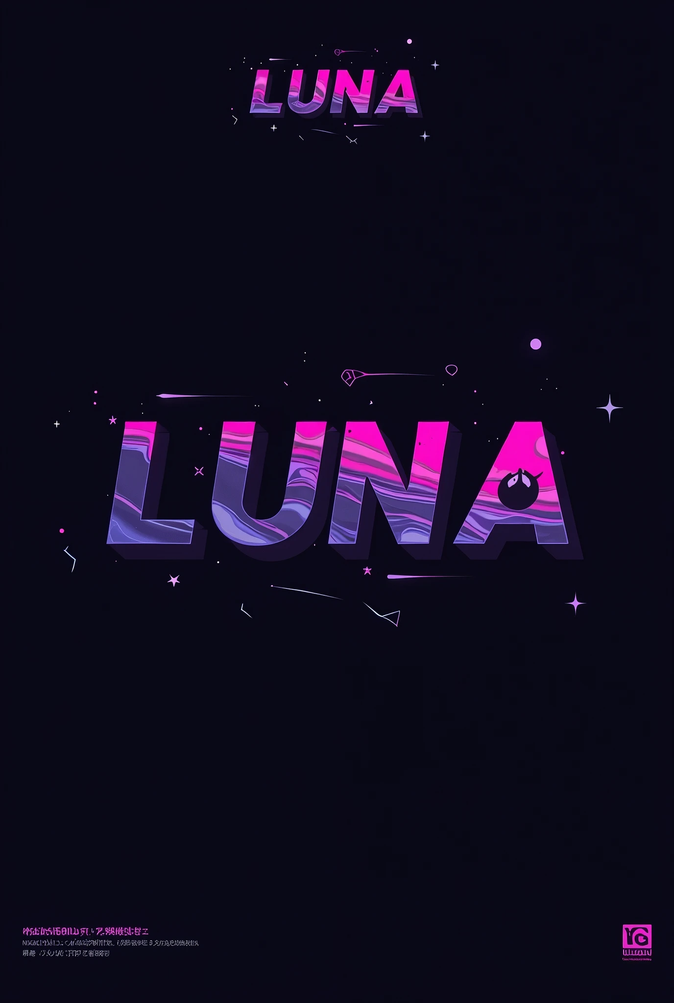 High resolution, Logo for Jdm cars, logo spelling “Luna” cool, Jdm theme, anime theme, Cyberpunk vibe name spelling, brand logo, logo for tshirt, brand logo “LUNA”, Toyota Supra, Jdm cars, 90s Japanese cars, Toyota Supra in “Luna” logo,