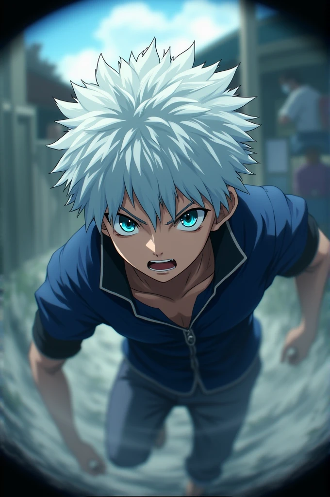 Fisheye killua photograpth