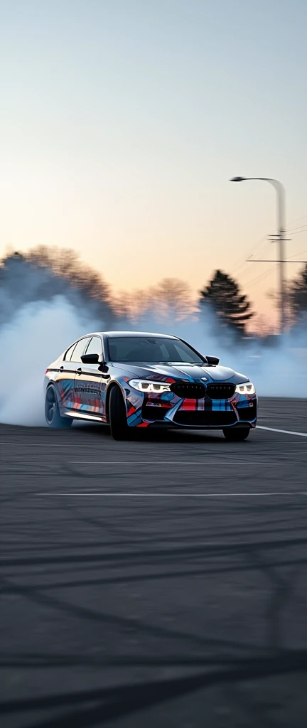 Bmw M5 competition drifting