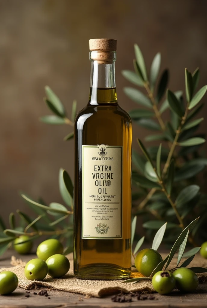 Bottle of olive oil