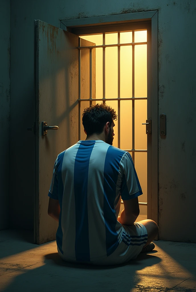 Messi is in the jail.jain must be lightfull.