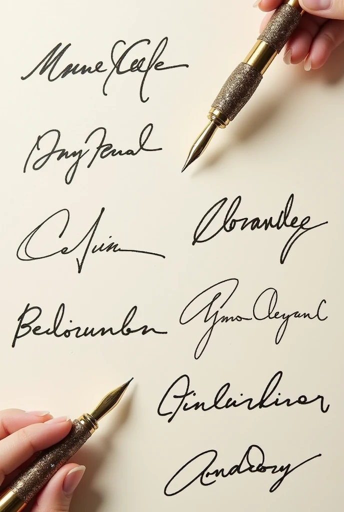Aesthetic autographs 