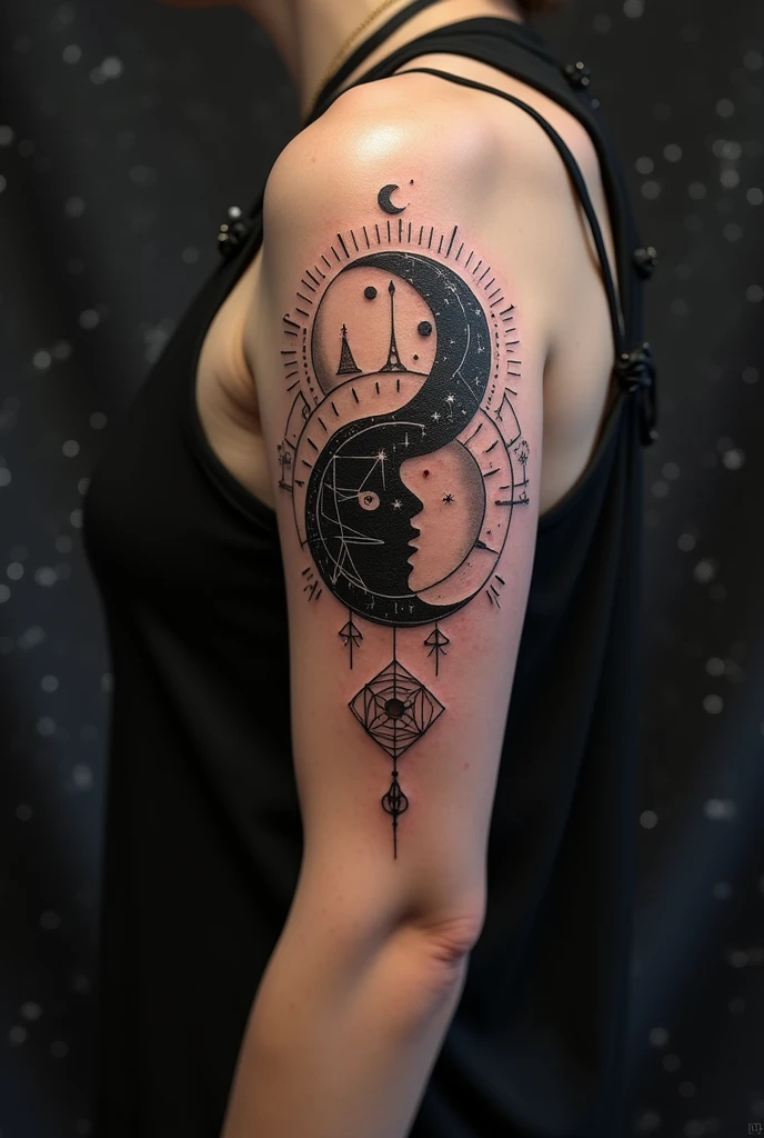 Moon Sun Tattoo