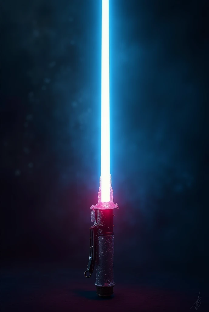 Lightsaber wearing a condom