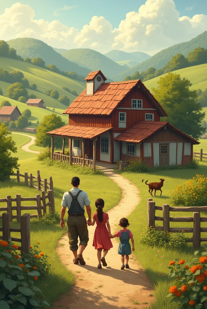 Farmer family lived so happily