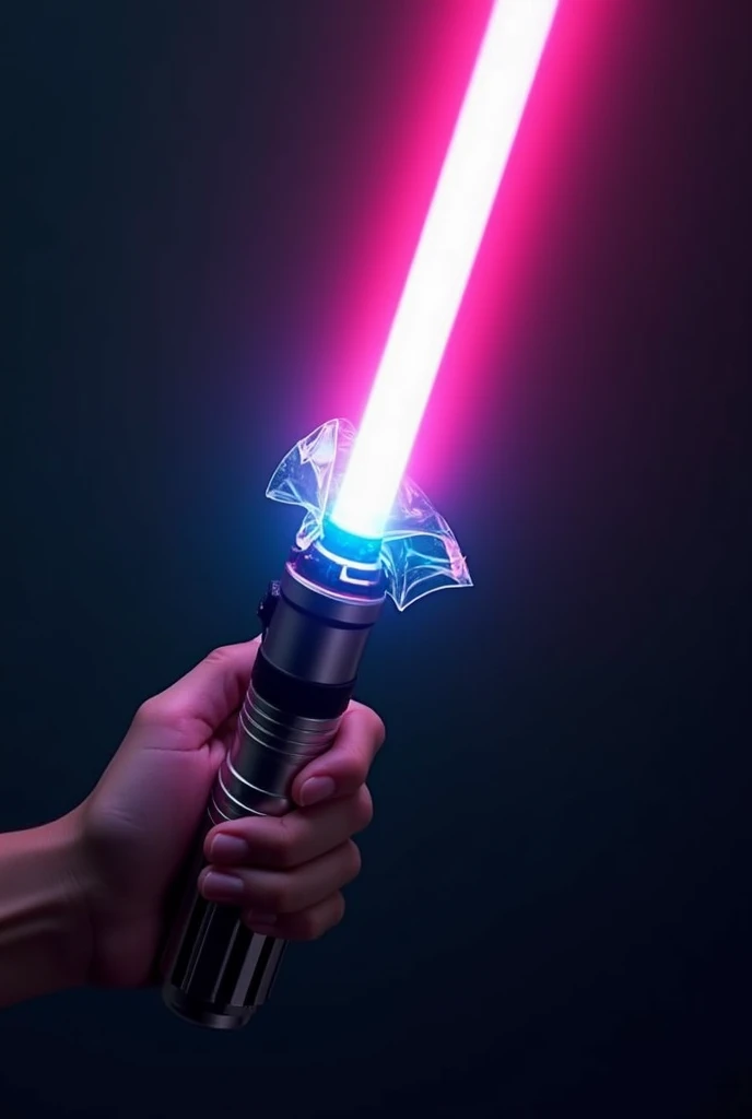 Lightsaber wearing a condom