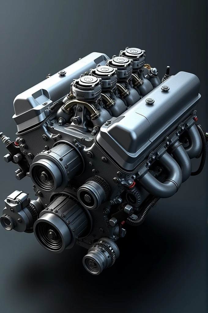 If you're looking to create an AI-generated image of a car engine, here's a detailed prompt you can use:
### Detailed Prompt for Car Engine Image
"Generate a highly detailed and realistic image of a modern car engine. The engine should be a V8, with visible components like the intake manifold, spark plugs, belts, and wiring. The image should capture the engine from a top-down angle, showcasing the complexity and intricacy of the machinery.
Use metallic textures to highlight the engine’s parts, with a focus on chrome and brushed aluminum finishes. Ensure that the lighting emphasizes the shine and contours of the metal surfaces, with slight reflections to enhance realism.
The background should be a clean, dark, matte surface to contrast with the engine's metallic elements, allowing the engine to stand out. Include subtle details like oil smudges and wear marks to give the engine a used, authentic appearance. The image should be suitable for use in technical manuals or automotive advertising, with a focus on precision and realism."
This prompt provides a clear and specific description that will guide the AI in generating a highly detailed and realistic image of a car engine.