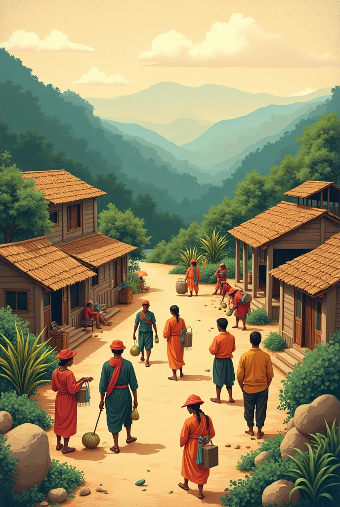 Sistemang pang ekonomiya na umiiral sa bansa gumawa ng poster na nagpapakita ng katangian ng Traditional economy trading