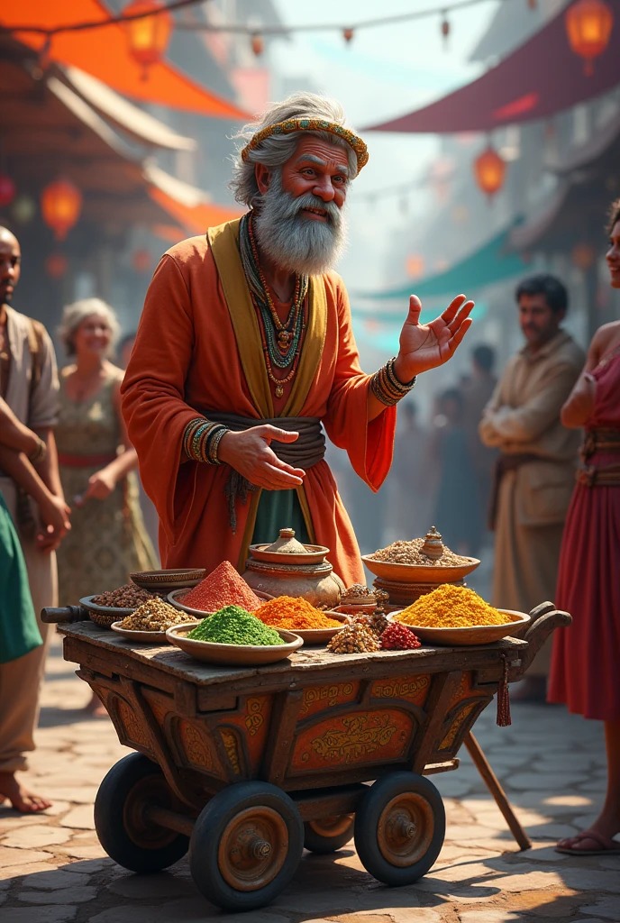 make a merchant on a cart 