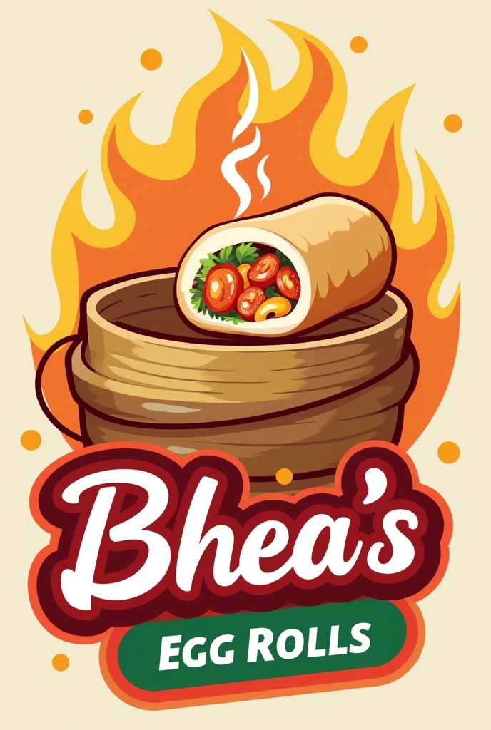 Bhea's egg rolls logo