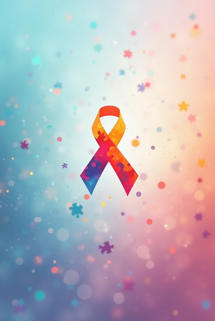 Generate a background image with the autism logo