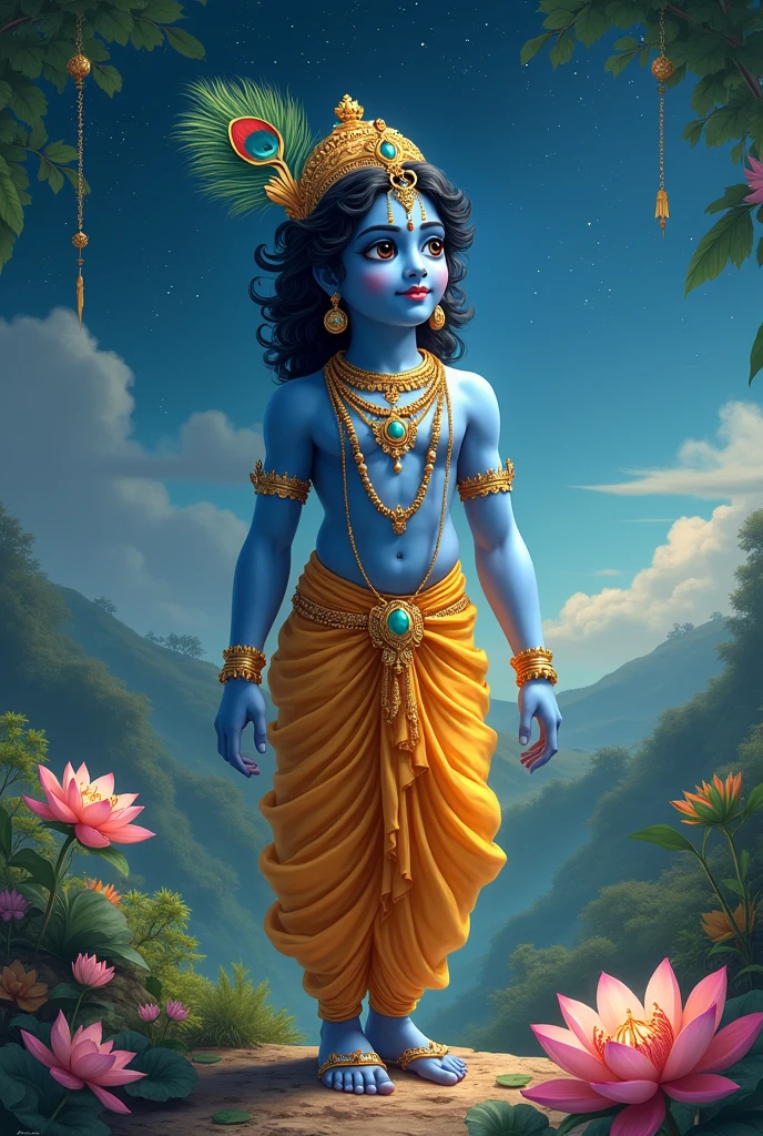 God krishna janmashtami status