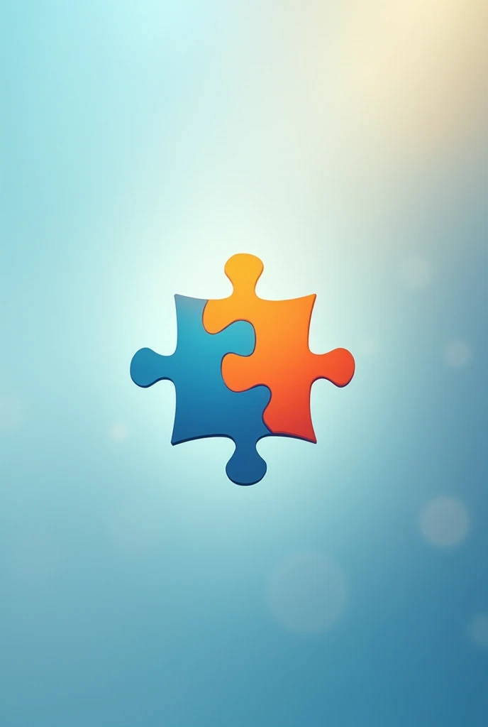 Generate a background image with the autism logo