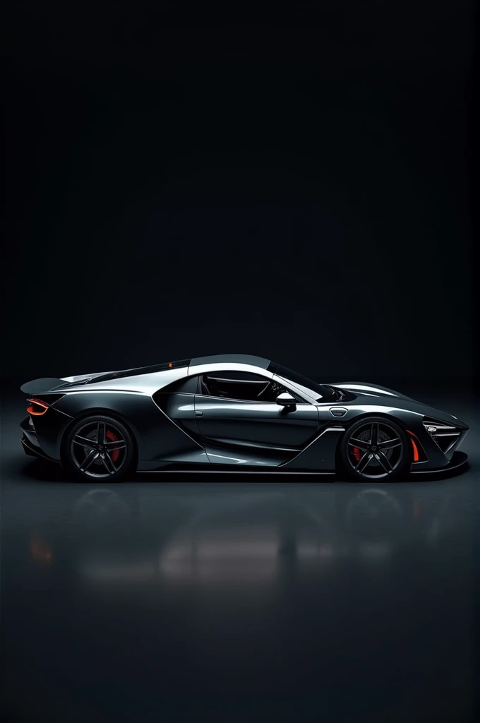 Car photo with background black real as possible