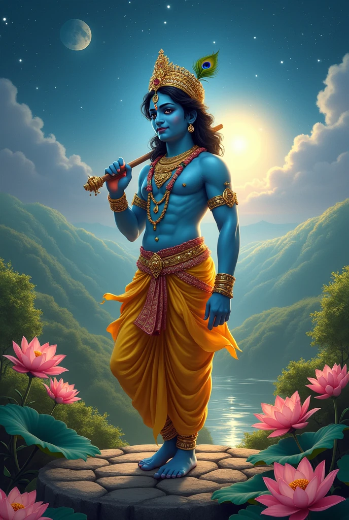 God krishna janmashtami status