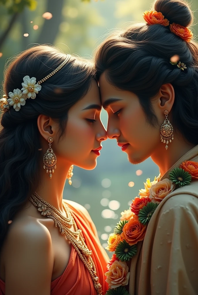 (photorealism:1.2), radha krishna ka daas, beautiful ❤️ 
