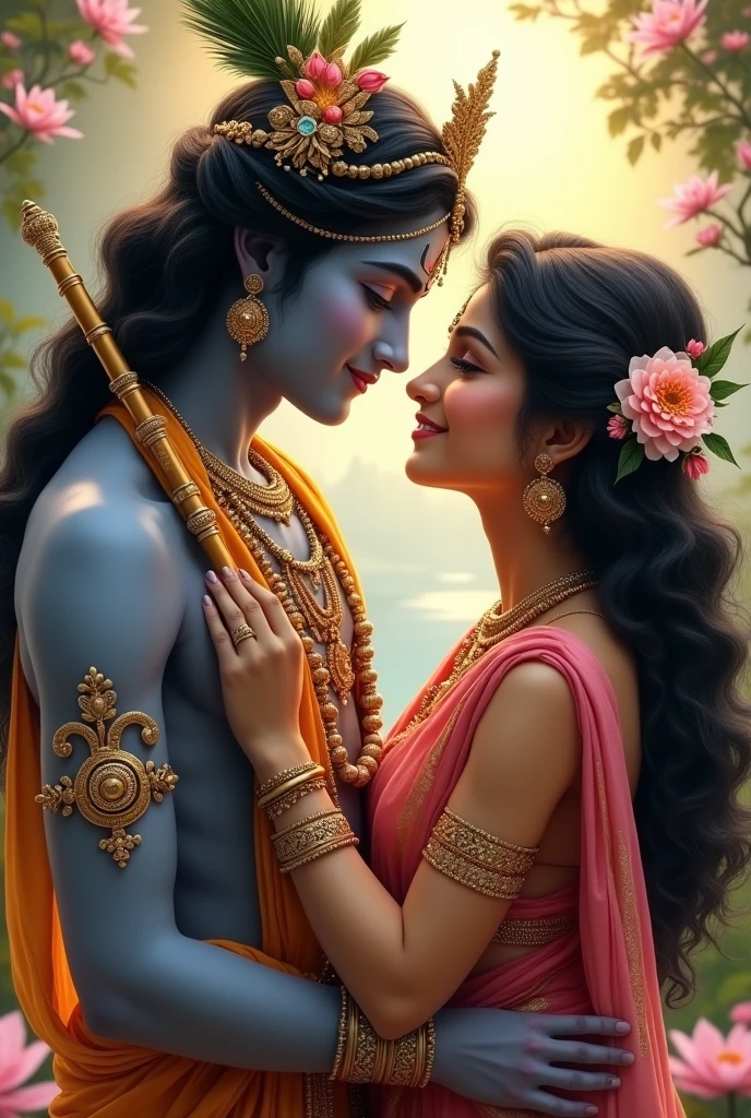 God krishna and Radha janmashtami status