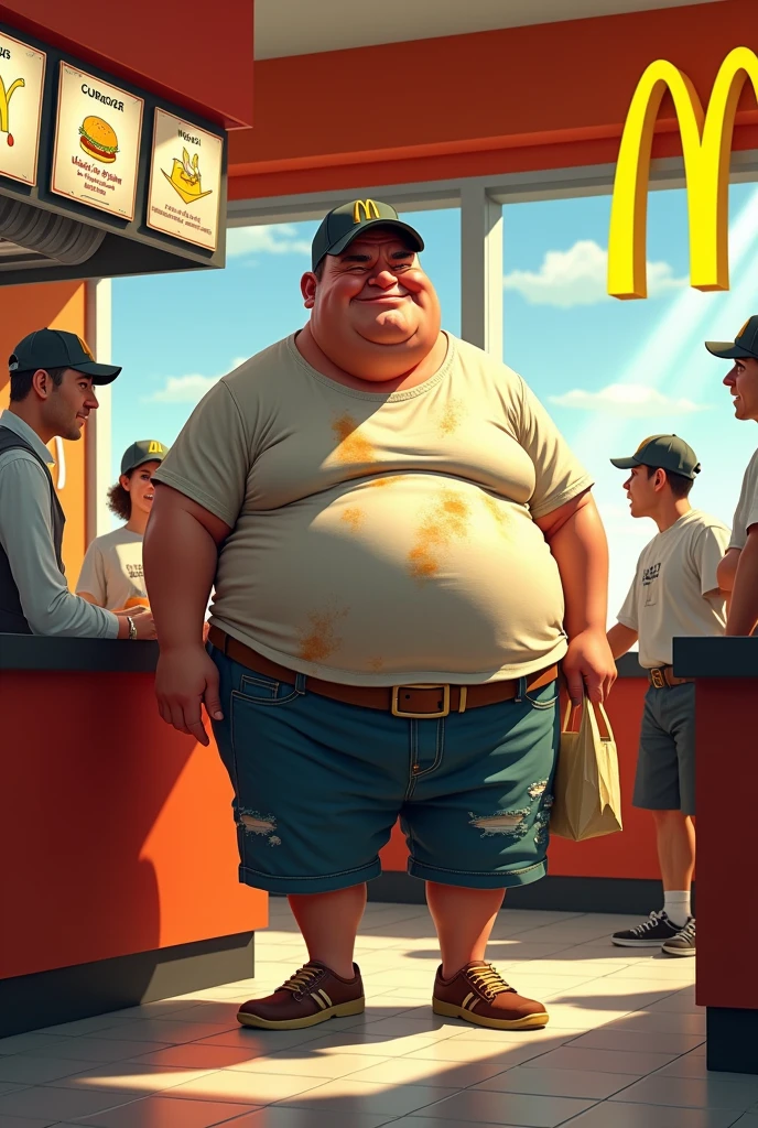 Ramon Fatsack at Mc Donalds 
