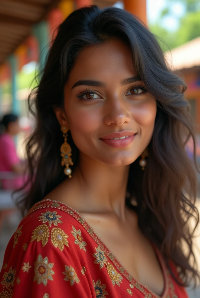 Indian girl very beutiful and attractive eyes. Full face view
