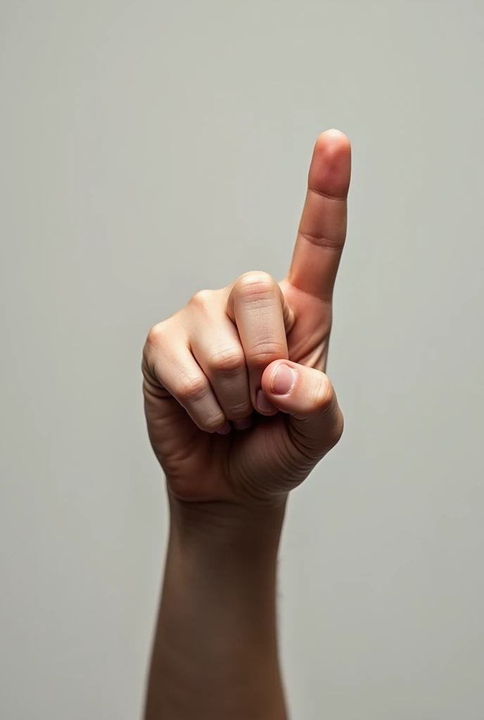 Middle fingure