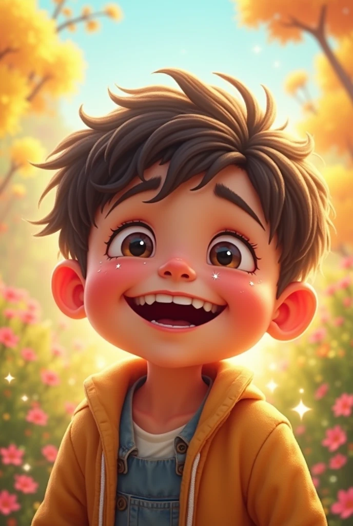 The Crying Boy But so cut and happy