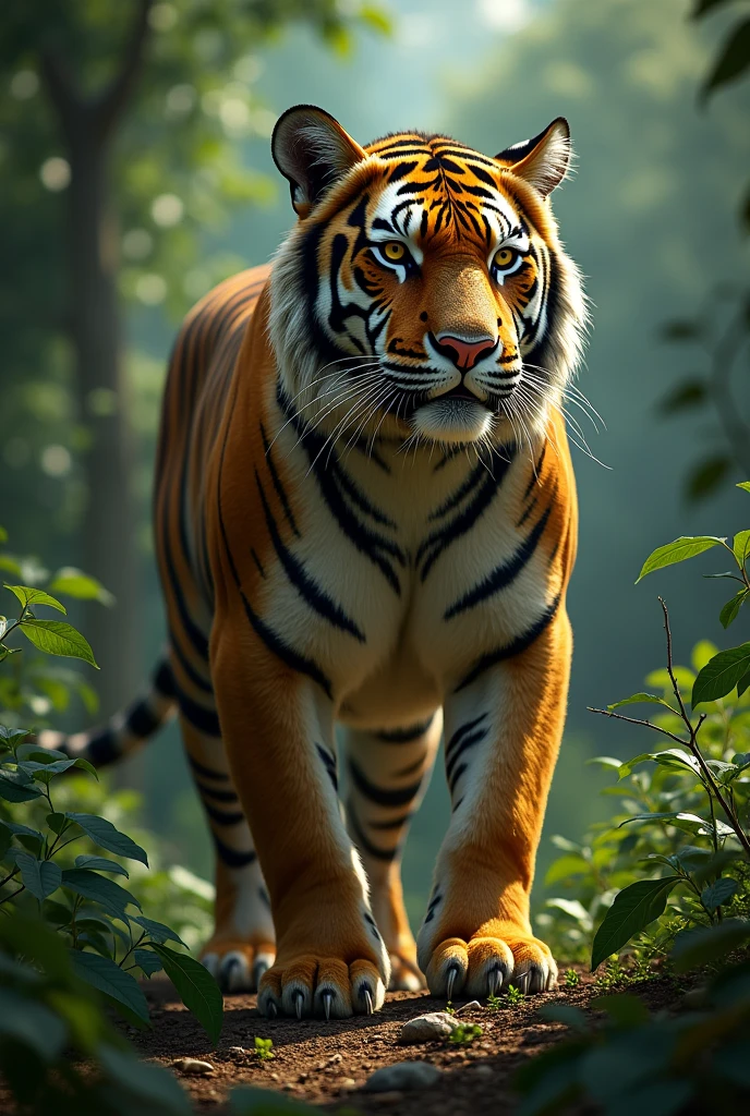 a tiger and the background is green and Tagore Tigers is written on the back.
