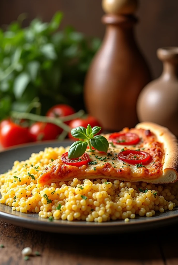 Pizza et couscous